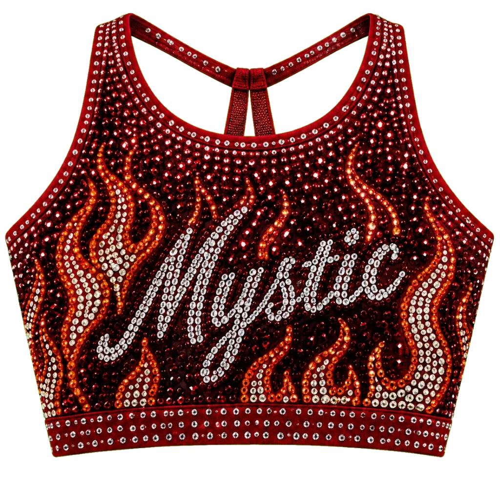 Mystic Rhinestone Crop Top — view 1